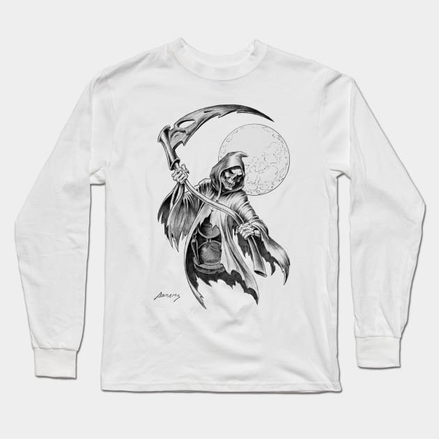 Grim Reaper Long Sleeve T-Shirt by Paul_Abrams